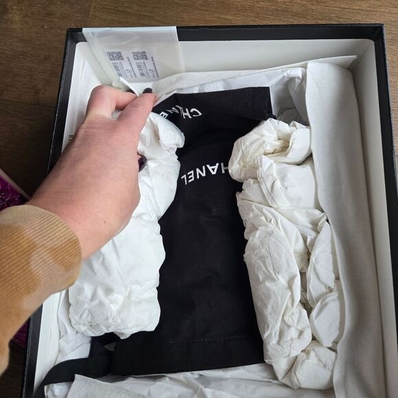 Chanel Pink sandals shoes size 40 New - Picture 12 of 13